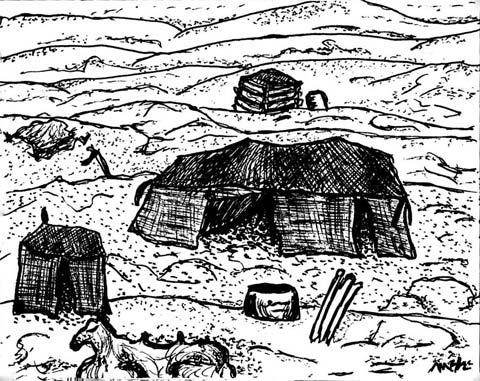 Bedouin camp